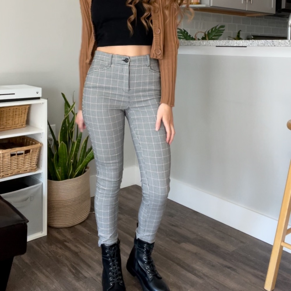Forever 21 Plaid Ankle Pants